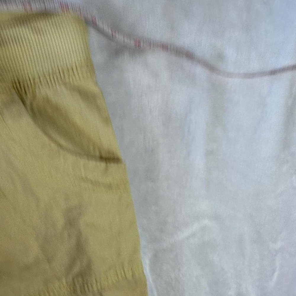 Hasting & Smith butter yellow cargo capri gaucho pants y2k mcbling grunge fairy - Picture 3 of 5